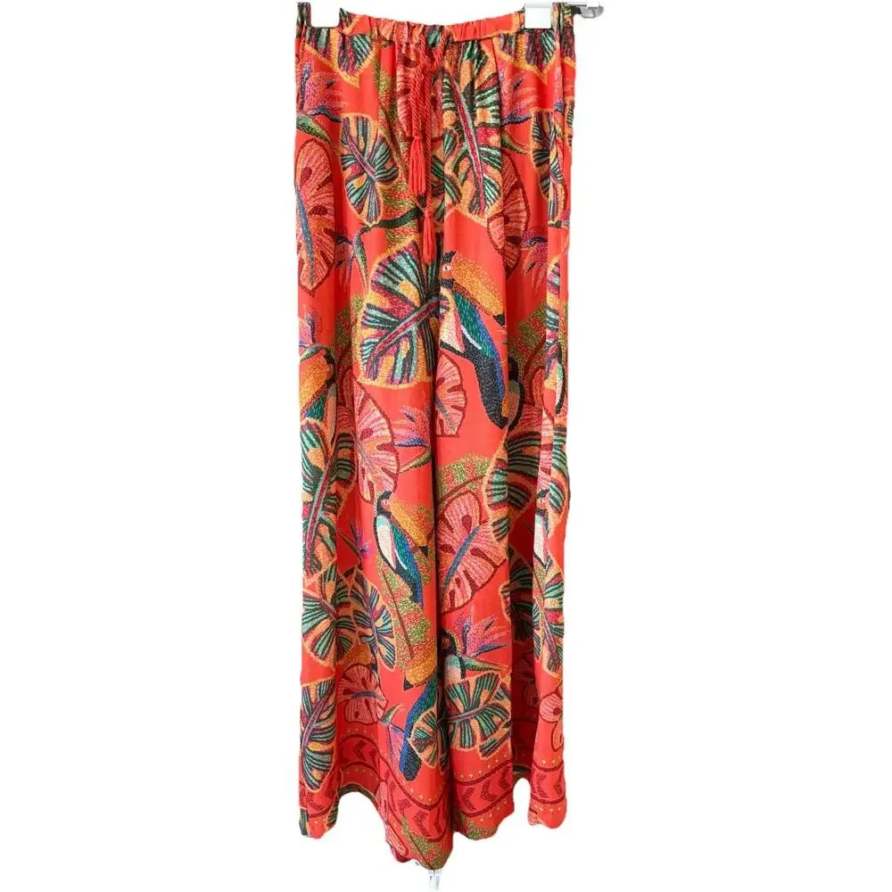 Farn Rio Women's Size Small Birdie Wide Leg Pants Size Small NWT! - Picture 4 of 12